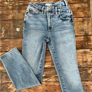 Good American Denim Straight Leg Jeans
